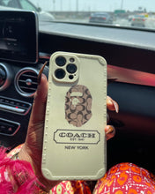Load image into Gallery viewer, Beige coach phone case