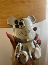 Load image into Gallery viewer, Luxury Silver Kaws silicone phone case