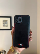 Load image into Gallery viewer, LUXURY LEATHER PHONECASE (BLACK)