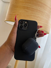 Load image into Gallery viewer, Black Premium silicone Phone case.