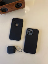 Load image into Gallery viewer, Black Liquid silicone 3 in 1 super protective case