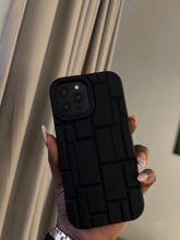 Load image into Gallery viewer, Black protective 3D Block case