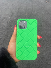 Load image into Gallery viewer, Luxury Green 3D Lattice Soft protective  case