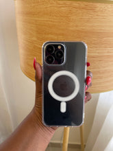 Load image into Gallery viewer, Clean Transparent MagSafe case