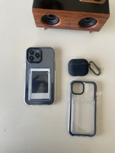 Load image into Gallery viewer, Black Transparent protective card slot case