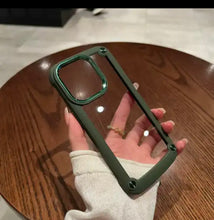 Load image into Gallery viewer, Transparent shockproof bumper case