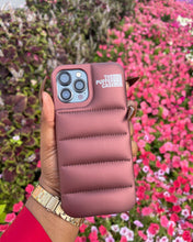 Load image into Gallery viewer, BROWN LUXURY PUFFER CASE