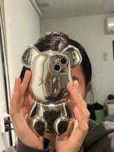 Load image into Gallery viewer, Luxury Silver Kaws silicone phone case