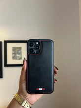 Load image into Gallery viewer, LUXURY LEATHER PHONECASE (BLACK)
