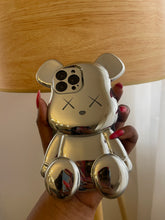 Load image into Gallery viewer, Luxury Silver Kaws silicone phone case