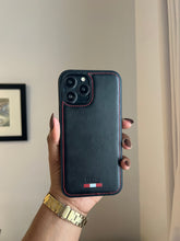 Load image into Gallery viewer, LUXURY LEATHER PHONECASE (BLACK)