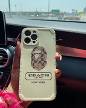 Load image into Gallery viewer, Beige coach phone case