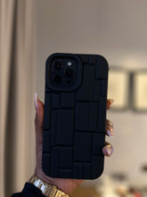Load image into Gallery viewer, Black protective 3D Block case