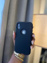 Load image into Gallery viewer, Black Liquid silicone 3 in 1 super protective case