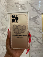 Load image into Gallery viewer, Gold Kaws phone case