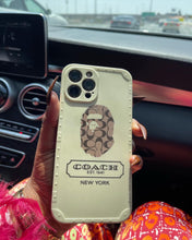 Load image into Gallery viewer, Beige coach phone case