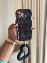 Load image into Gallery viewer, Black Love Heart Fuzzy Plush Heart  bracelet!