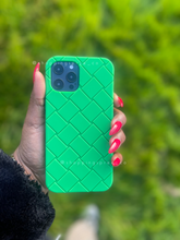 Load image into Gallery viewer, Luxury Green 3D Lattice Soft protective  case