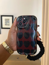 Load image into Gallery viewer, Black Love Heart Fuzzy Plush Heart  bracelet!