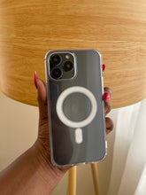Load image into Gallery viewer, Clean Transparent MagSafe case