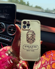 Load image into Gallery viewer, Beige coach phone case