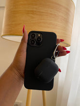 Load image into Gallery viewer, Black Premium silicone Phone case.