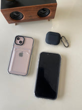 Load image into Gallery viewer, Black Transparent protective card slot case