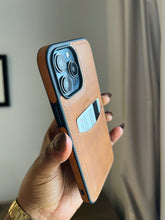 Load image into Gallery viewer, Leather card slot case( Light brown)