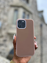 Load image into Gallery viewer, Brown  Premium silicone apple caseaa
