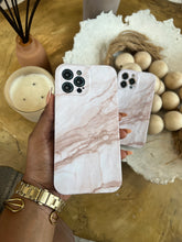 Load image into Gallery viewer, Textured marble protective case
