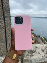 Load image into Gallery viewer, Soft Pink Premium silicone apple case
