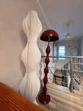 Load image into Gallery viewer, Burgundy Bubble Floor Lamp
