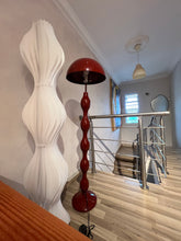 Load image into Gallery viewer, Burgundy Bubble Floor Lamp
