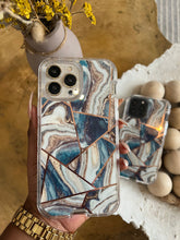 Load image into Gallery viewer, Electroplated Marble design 2 in 1 SHOCKPROOF CASE
