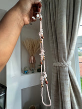 Load image into Gallery viewer, Gorgeous Long beaded Charms (sand pink )
