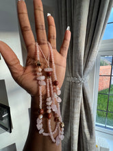 Load image into Gallery viewer, Gorgeous Long beaded Charms (sand pink )
