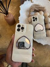Load image into Gallery viewer, Begie Puffer case with mirror stand
