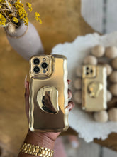 Load image into Gallery viewer, Luxury Gold  case (can be bought with or without the popsocket)
