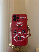 Load image into Gallery viewer, Red Chicago Bulls phone case
