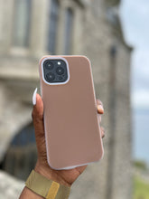 Load image into Gallery viewer, Brown  Premium silicone apple caseaa
