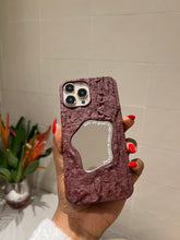 Load image into Gallery viewer, Gorgeous  Matte maroon   mirror case
