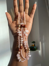 Load image into Gallery viewer, Gorgeous Long beaded Charms (sand pink )
