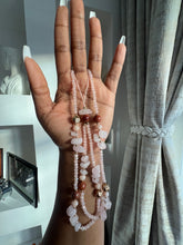 Load image into Gallery viewer, Gorgeous Long beaded Charms (sand pink )
