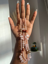 Load image into Gallery viewer, Gorgeous Long beaded Charms (sand pink )
