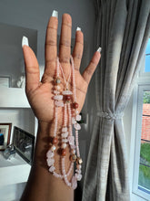 Load image into Gallery viewer, Gorgeous Long beaded Charms (sand pink )
