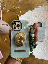 Load image into Gallery viewer, Luxury Shockproof Green marble phonecase (The popsocket and charm are sold separately kindly pick Preferred combo)

