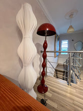 Load image into Gallery viewer, Burgundy Bubble Floor Lamp
