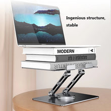 Load image into Gallery viewer, NEW 360° Rotating Laptop Stand Aluminum Stand available in sliver
