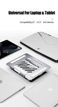 Load image into Gallery viewer, NEW 360° Rotating Laptop Stand Aluminum Stand available in sliver
