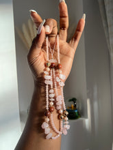 Load image into Gallery viewer, Gorgeous Long beaded Charms (sand pink )
